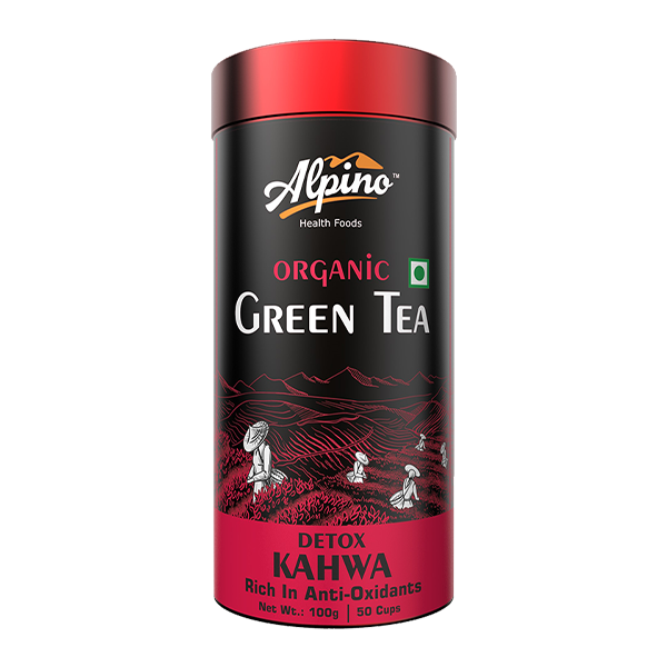 alpino organic green tea - detox kahwa